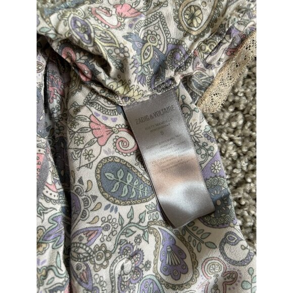 ZADIG & VOLTAIRE Womens Sz Small revel print mandala maxi dress - Picture 13 of 16